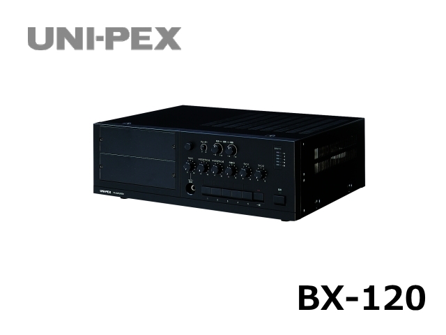 BX-120】UNI-PEX ユニット式卓上形アンプ 120W｜サウンドショップ ソシヤル UNIPEX専門館