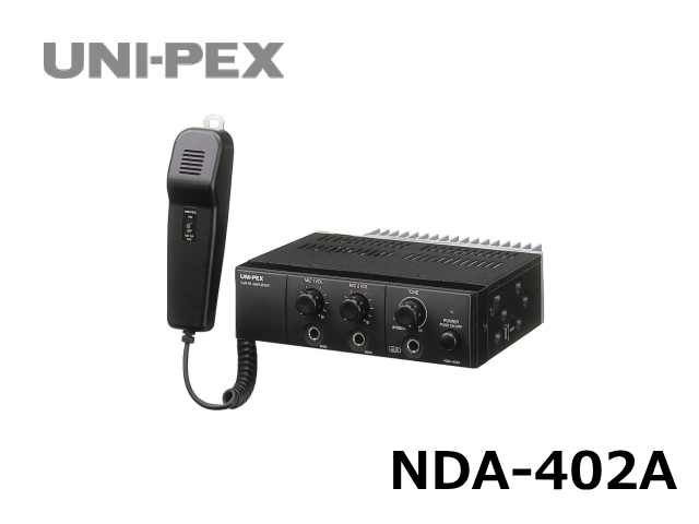 NDA-402A】UNI-PEX 車載アンプ 40W 12V仕様 (通常在庫品)｜サウンド