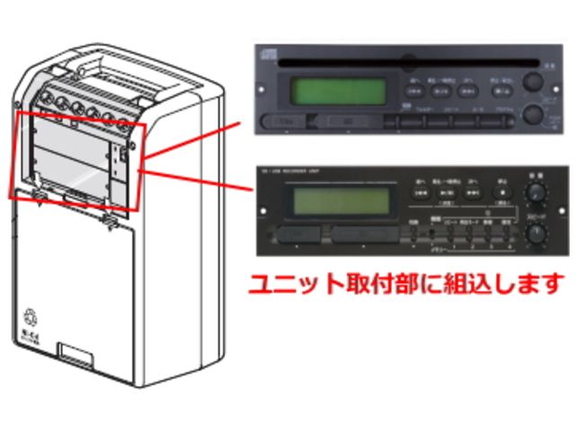 WA361A_CDU104_SDU201】UNI-PEX 300MHz ワイヤレスアンプ シングル（CD